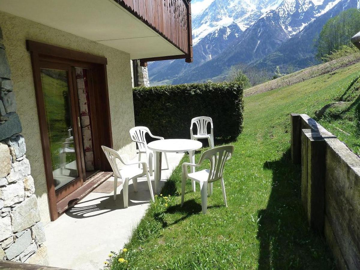 Appartement Chaleureux Les Houches 29 M² Piscine Partagee Exterior photo